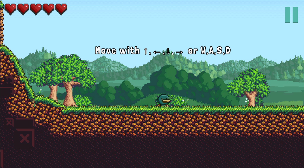 VordLand Screenshot - Movement tutorial