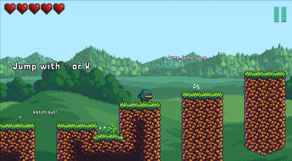 VordLand Screenshot - Jumping platforms